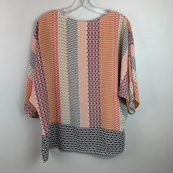 Forever 21 Boho Tribal Geometric Blouse - Picture 4 of 8